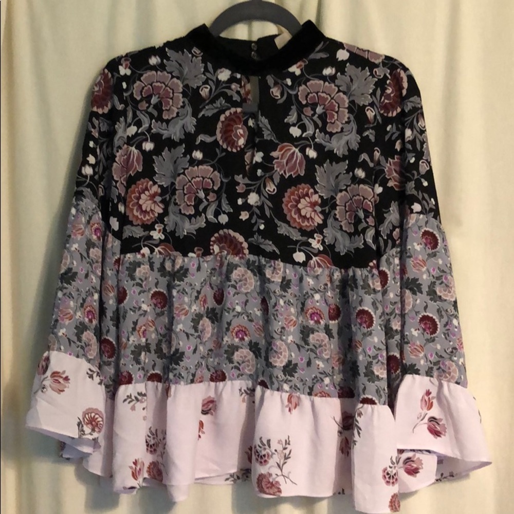 Loft floral blouse